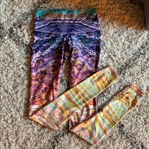 Niyama Sol luxury brand yoga leggings EUC size S